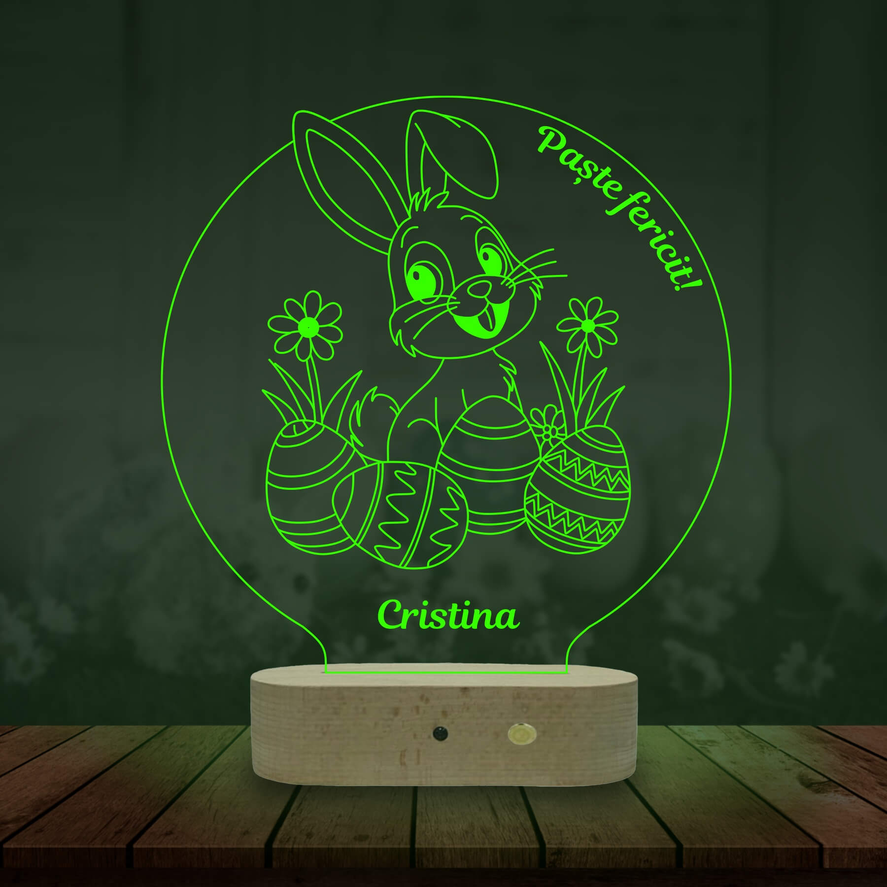 Iepuras de Paste V2 - Verde