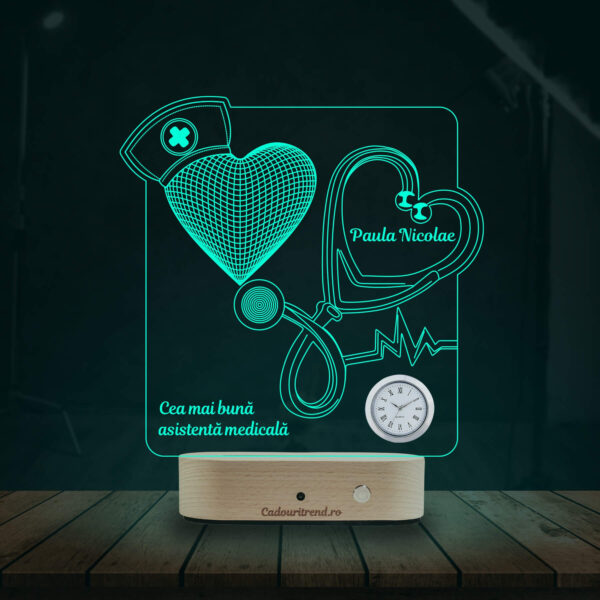 Ceas Personalizat 3D Personalizată pentru Asistente Medicale și Profesioniști din Domeniul Medical