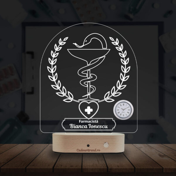 Ceas Personalizat 3D Personalizată pentru Farmaciști și Lucrătorii în Domeniul Medical