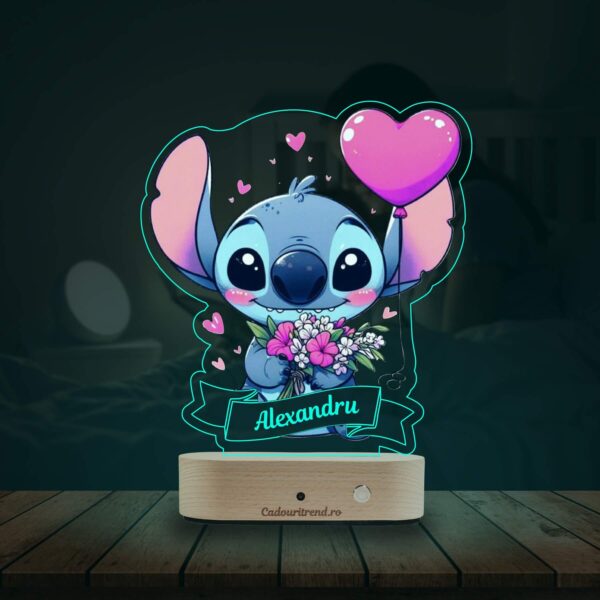 Lampă Personalizată 3D în formă de Koala Albastru pentru Iluminarea Camera Copii