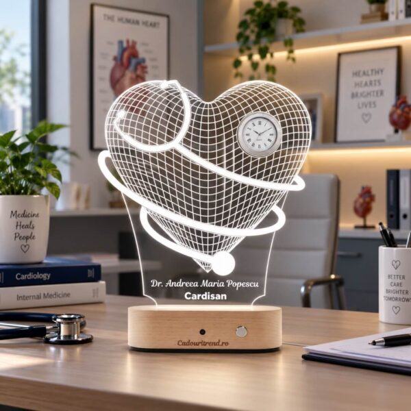 Ceas Personalizat 3D Personalizată pentru Cardiologi și Profesioniști din Domeniul Medical